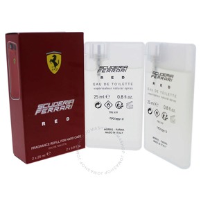 Ferrari Scuderia Red Červená  náplň do pevného pouzdra pro muže – 2 x 25ML  EDT sprej (náplň)